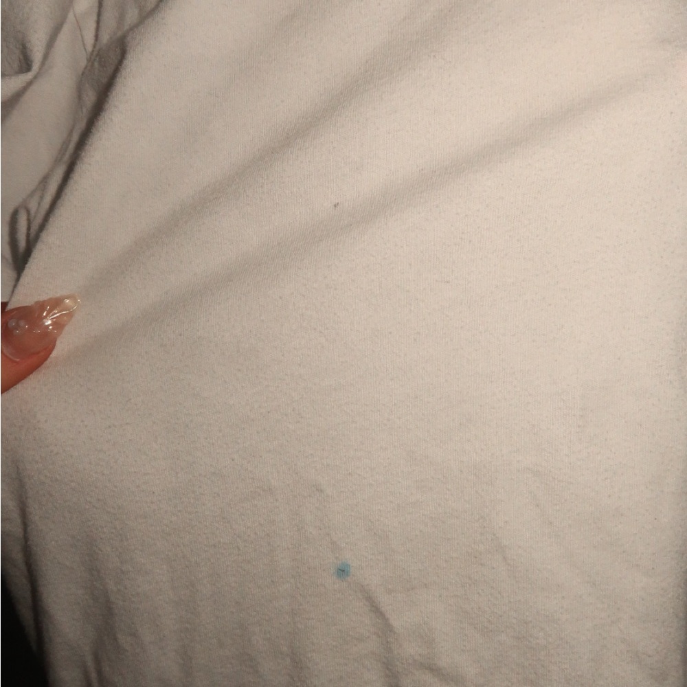 American Eagle Outfitters White Short-Sleeve Tee with Pocket Smiley - Picture 8 of 9